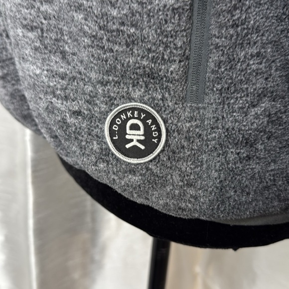 Little Donkey Andy Fleece Full Sip Hoodie Heather Gray Hoodie Women’s Small - Picture 7 of 9